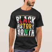 Kunst der Schwarzen Geschichte T-Shirt (Vorderseite)