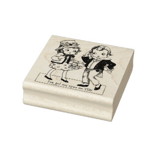 Kunst der Valentinstage für Jungen und Mädchen aus Gummistempel