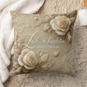 Kunst der verzauberten Rose Kissen (Decke)