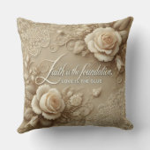 Kunst der verzauberten Rose Kissen (Rückseite)