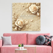 Kunst der verzauberten Rose Leinwanddruck (Insitu (Wohnzimmer))