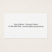 Kunst der weiblichen Linie | Frauen-Beauty-Logo (Rückseite)