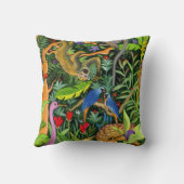 Kunst der Whimsiktiere Kissen (Rückseite)