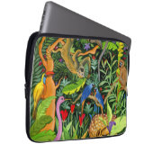 Kunst der Whimsiktiere Laptopschutzhülle (Vorne Rechts)