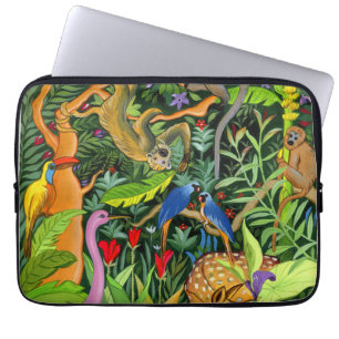 Kunst der Whimsiktiere Laptopschutzhülle