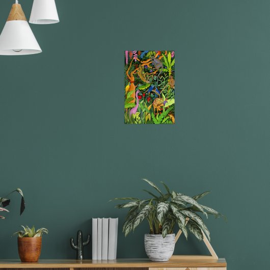 Kunst der Whimsiktiere Poster (Wohnzimmer 1)