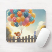 Kunst der Whimsistischen/niedlichen Ballonmädchen Mousepad (Mit Mouse)