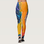 Kunst der zerschmetterten Selbstreflexion Leggings (Rückseite)