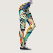 Kunst der zerschmetterten Selbstreflexion Leggings (Rechts)