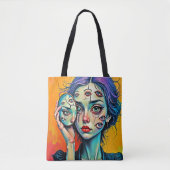 Kunst der zerschmetterten Selbstreflexion Tasche (Vorderseite)