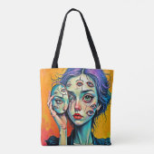 Kunst der zerschmetterten Selbstreflexion Tasche (Rückseite)