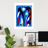 Kunst der Zukunft Poster (Heimbüro)