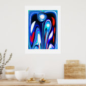 Kunst der Zukunft Poster (Küche)