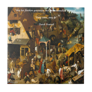 Kunst des 16. Jahrhunderts Niederlande & Berühmtes Fliese