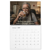 Kunst des Aufgebens Grumpy Old 2027 Kalender (Jan 2027)