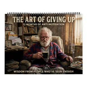 Kunst des Aufgebens Grumpy Old 2027 Kalender