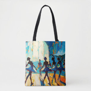 Kunst des Balletts (#1) Ölgemälde Tasche