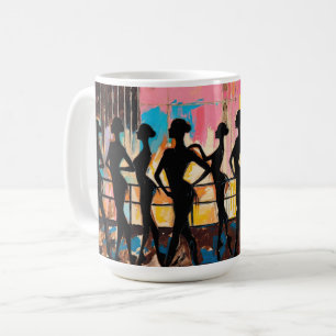 Kunst des Balletts (#2) Ölgemälde Kaffeetasse