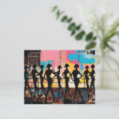 Kunst des Balletts (#2) Ölgemälde Postkarte (Stehend Vorderseite)