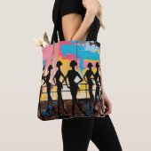 Kunst des Balletts (#2) Ölgemälde Tasche (Von Nahem)