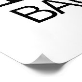 Kunst des Bauhaus Minimalist Modern Design Poster (Ecke)