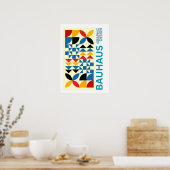 Kunst des Bauhaus Minimalist Modern Design Poster (Küche)