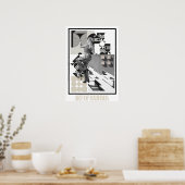 Kunst des Bauhaus Minimalist Modern Design Poster (Küche)