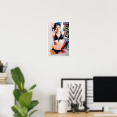 Kunst des Bikini-Sommers Poster (Heimbüro)