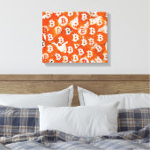Kunst des Bitcoin (#1) Ölgemälde Leinwanddruck (Insitu (Schlafzimmer))