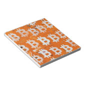 Kunst des Bitcoin (#7) Ölgemälde Notizblock (angewinkelt)