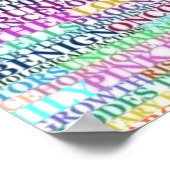 Kunst des Brustkrebs Poster (Ecke)