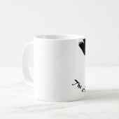 Kunst des Falknerei-Wanderfalken Kaffeetasse (Vorderseite Links)