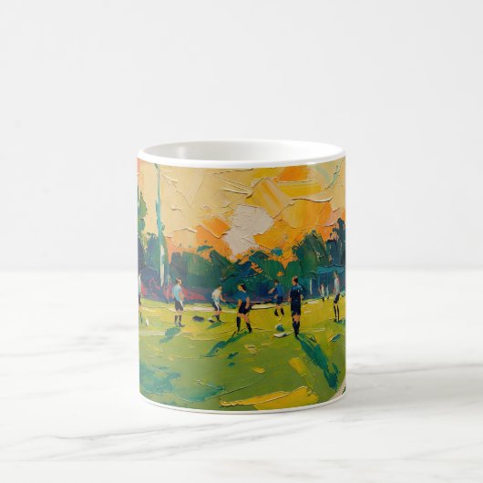 Kunst des Fußballs (#2) Kaffeetasse (Mittel)