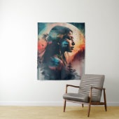 Kunst des indigenen Kulturerbes Wandteppich (Beispiel)