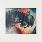 Kunst des indigenen Kulturerbes Wandteppich (Vorderseite (Horizontal))