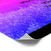 Kunst des inspirierenden Gedichts, "Die Antwort is Poster (Ecke)