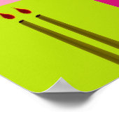 Kunst des jüdischen Pops Poster (Ecke)