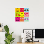 Kunst des jüdischen Pops Poster (Heimbüro)