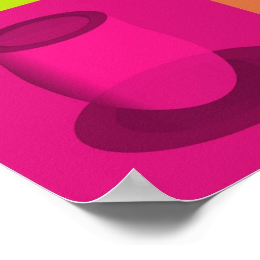 Kunst des jüdischen Pops Poster (Ecke)