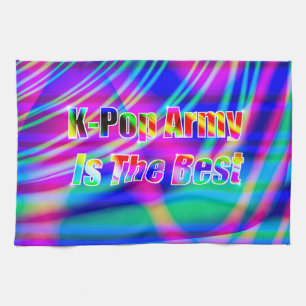 Kunst des K-Pops Geschirrtuch
