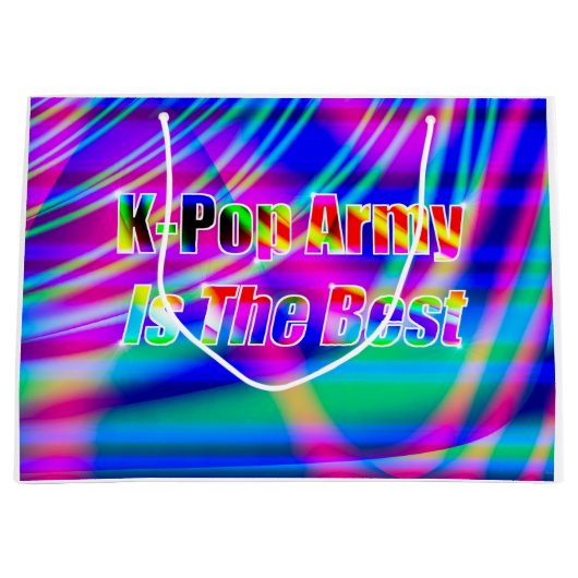 Kunst des K-Pops Große Geschenktüte (Vorderseite)