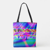 Kunst des K-Pops Tasche (Rückseite)