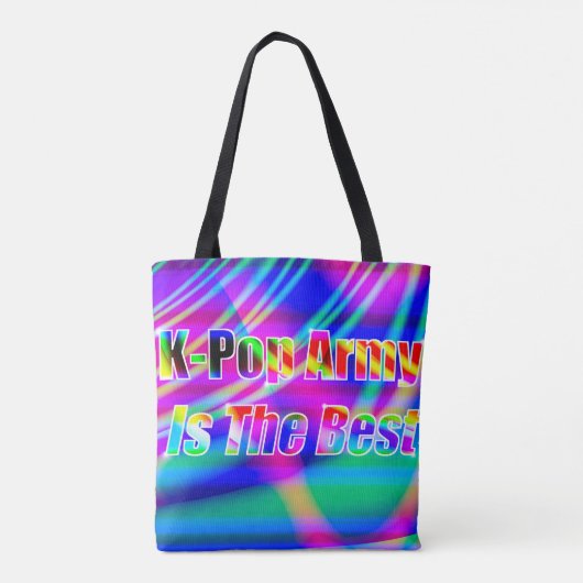 Kunst des K-Pops Tasche (Rückseite)