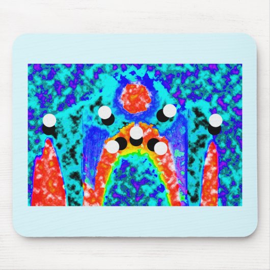 Kunst des kosmischen Ereignisses Mousepad (Vorne)