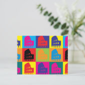Kunst des lateinischen Pops Postkarte (Stehend Vorderseite)