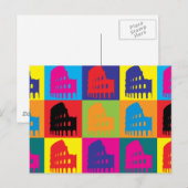 Kunst des lateinischen Pops Postkarte (Vorne/Hinten)