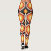 Kunst des Mittelalters: abstrakter geometrischer H Leggings (Rückseite)