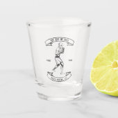 Kunst des MIXED MARTIAL ARTS Gemischte Kampfkunst Schnapsglas (Vorderseite)