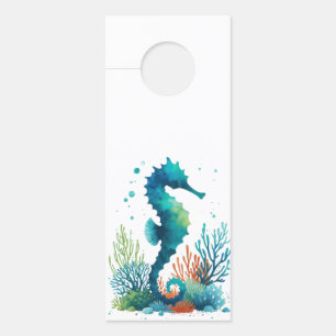 Kunst des nautischen Seepferds/des Strandes/der Kü Türanhänger