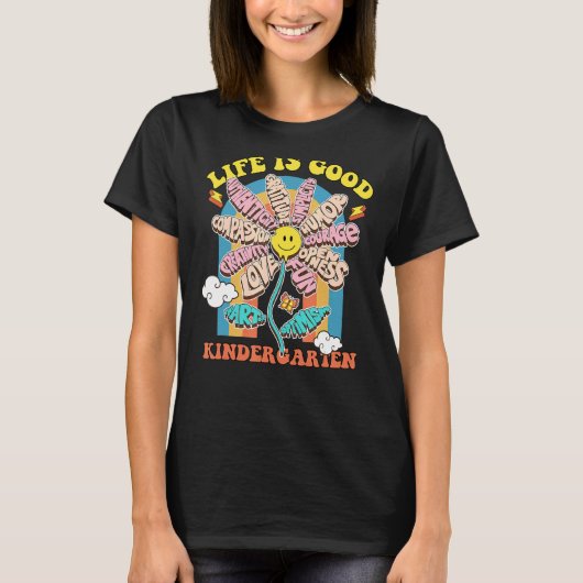 Kunst des Optimismus 1. GRADE blühende Daisy Fanta T-Shirt (Vorderseite)
